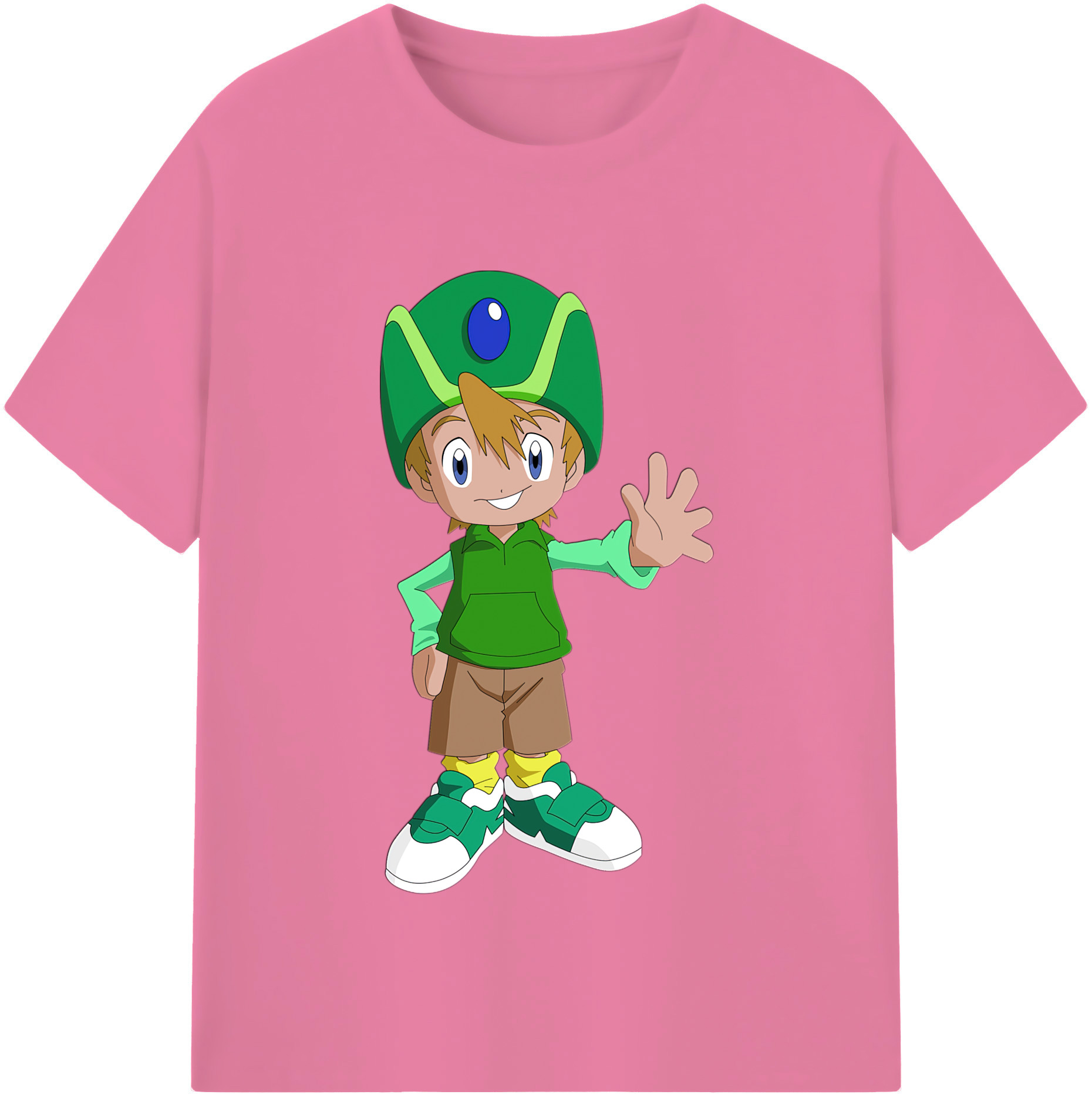 （画像用） Digimon デジタルモンスター/デジモン 綿100％半袖Tシャツ（フロントプリント）
